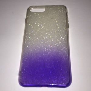 LAST CALL!! Purple/silver sparkle case